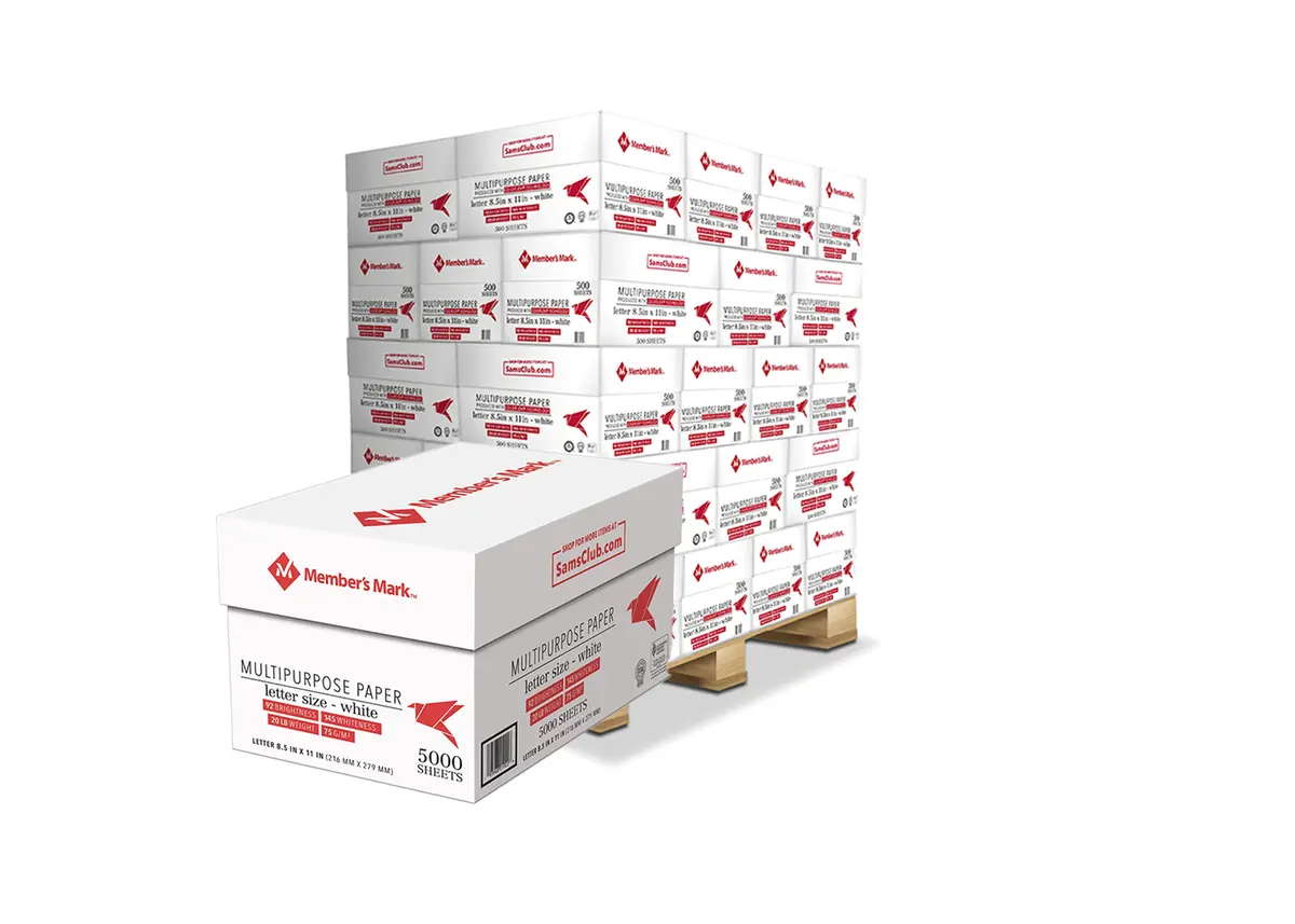 Member's Mark Multipurpose Copy Paper full pallet
