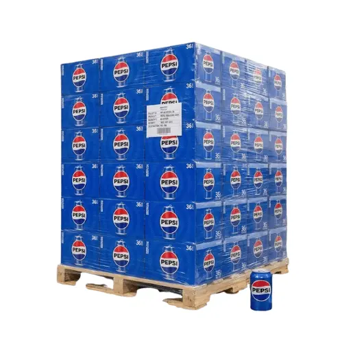 Pepsi Cola cans full pallet